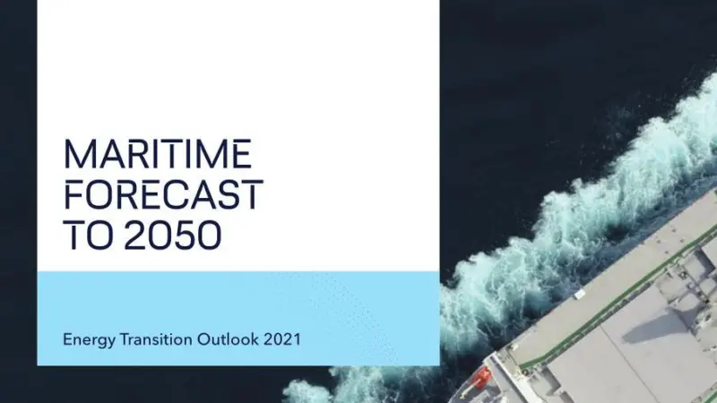DNV's new Maritime Forecast to 2050 features an updated carbon risk management framework (credit: DNV)