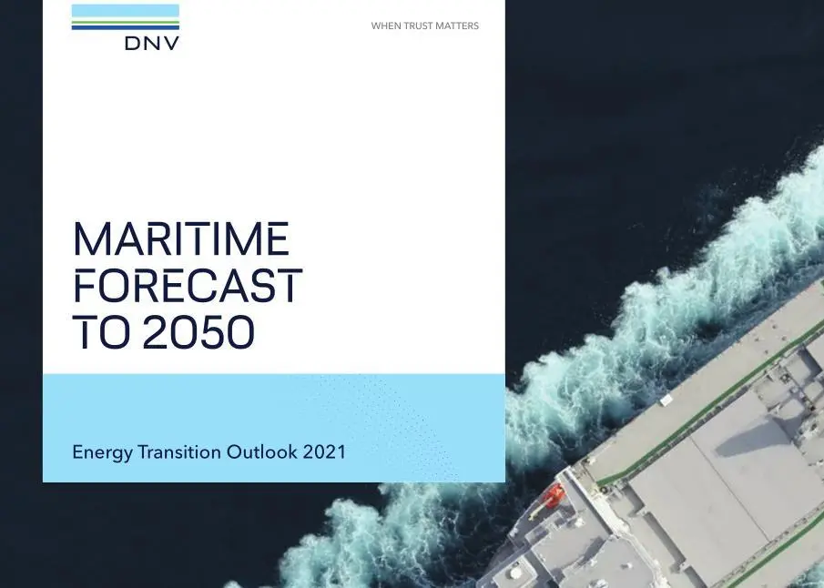 DNV's new Maritime Forecast to 2050 features an updated carbon risk management framework (credit: DNV)
