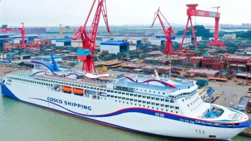 Ji Long Dao brings increased capacity, speed and comfort to the Bohai Strait crossing (credit: SDARI).