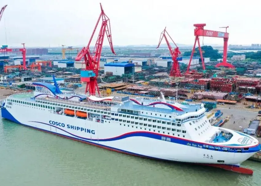 Ji Long Dao brings increased capacity, speed and comfort to the Bohai Strait crossing (credit: SDARI).