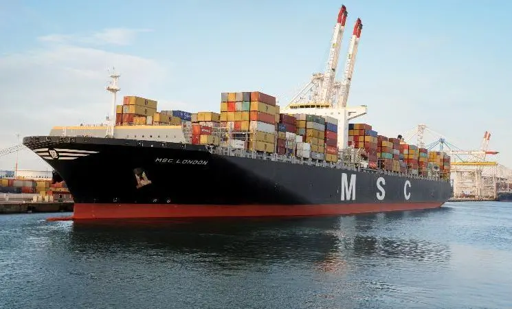 Mediterranean Shipping Company's container vessel MSC London