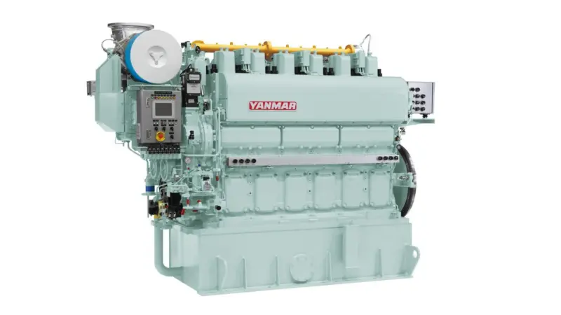 Yanmar has announced the first sale of a six-cylinder, 220mm bore dual-fuel genset