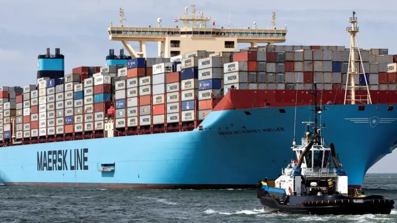 Silverstream’s air lubrication system is being installed on a large container vessel Photo: Wärtsilä