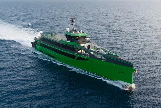 Damen’s new crew change vessel is ready for proof of concept trials Photo: Damen