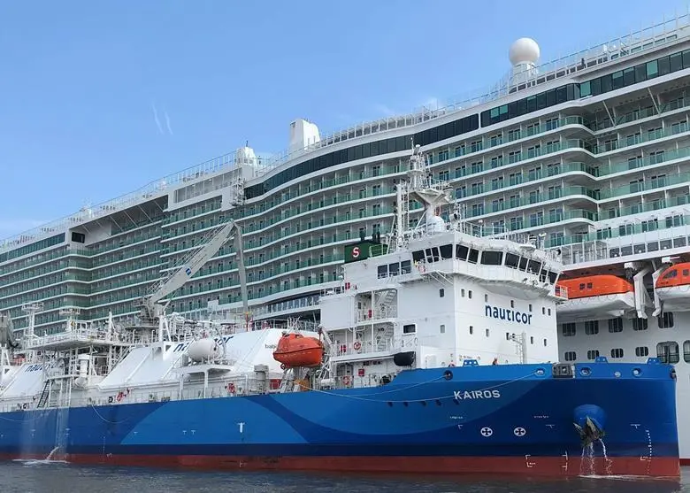 Gasum’s Korean-built LNG bunker supply vessel Kairos is currently based in Hamburg and operates mainly in the North Sea and the Baltic Sea.