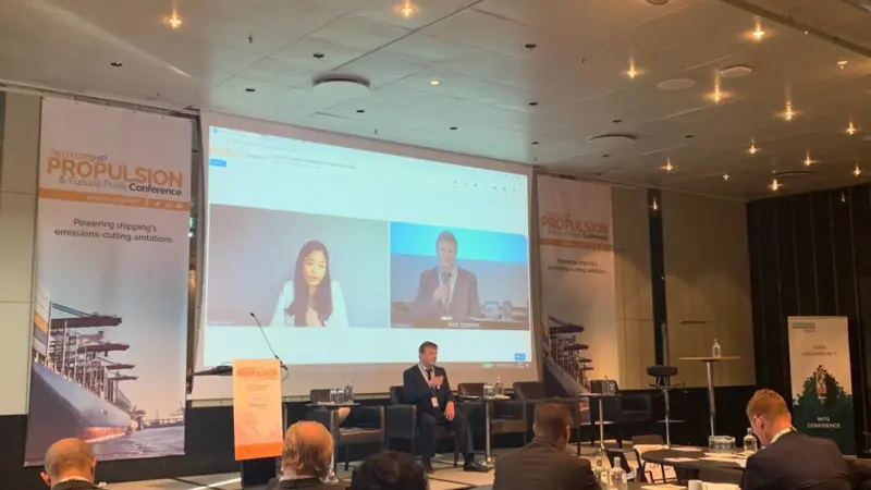 Ngoc-Lan Lang of DG CLIMA fielded a number of questions from delegates during a lively High Level Panel session focused on the EU's ETS proposals.