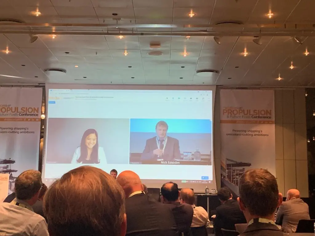 The European Commission's Ngoc-Lan Lang fielded questions from conference delegates during a Q&A session.