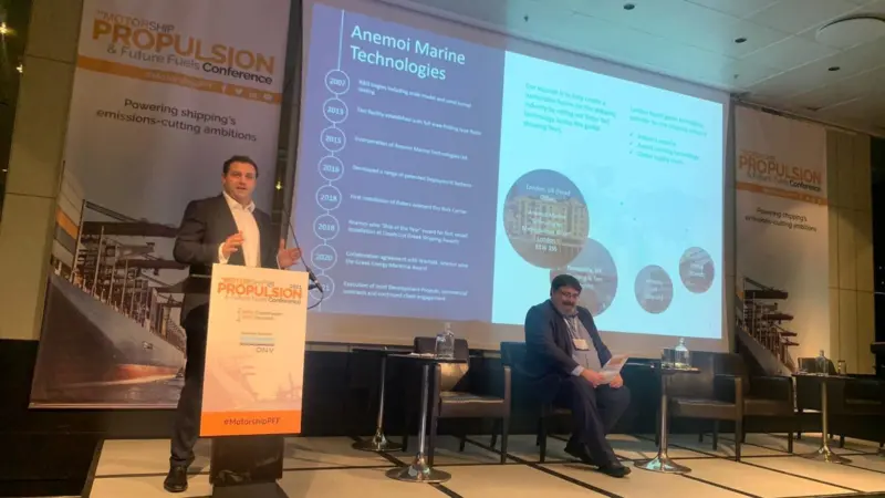 Nick Contopoulos of Anemoi told the conference that the wind probability matrix was a multiplier in the current external power matrix formula.