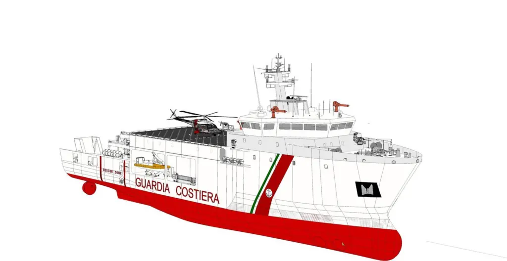 The 85-metre multi-role offshore unit will be capable of up to 20 days of autonomous operation, with a range of over 4,800 nautical miles.