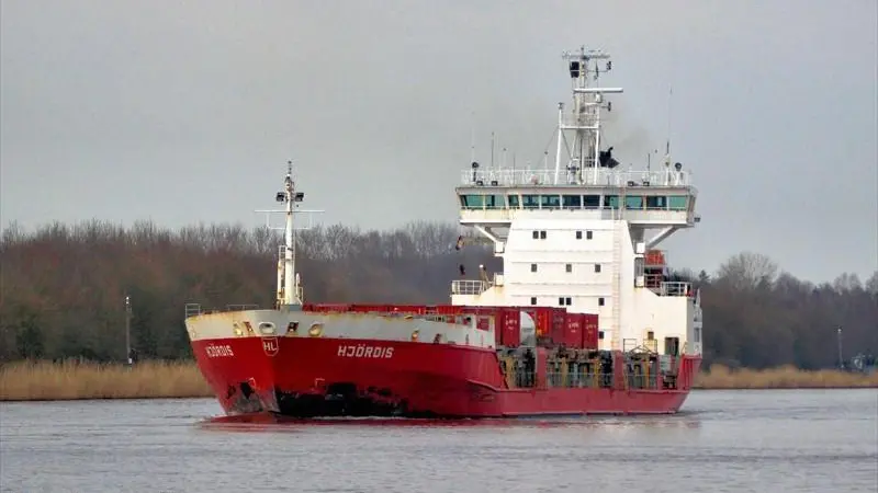 The new multipurpose vessels will have a higher cargo capacity than and the same speed as the predecessor Hjordis (pictured)