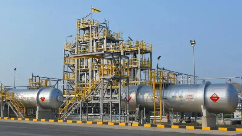 Trials of seaborne shipments of MCH from a production facility in Brunei (pictured) to Japan where successfully completed in 2020.