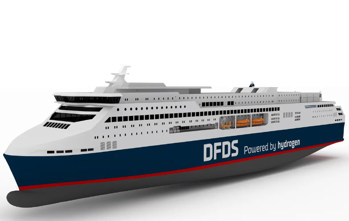 Danish ferry operator DFDS is planning to introduce a hydrogen fuel cell-powered ferry into service in 2027.