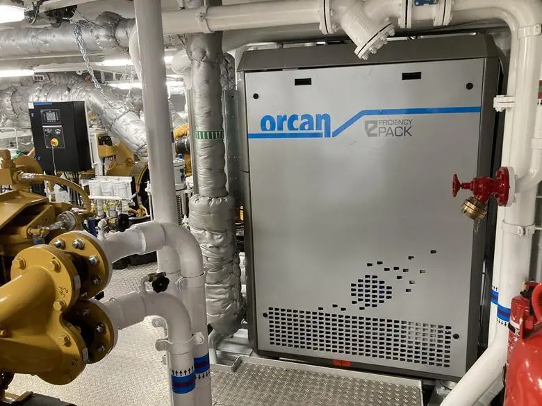 An efficiency PACK eP 050.100 installation on the Van Oord hybrid water injection dredger, Maas