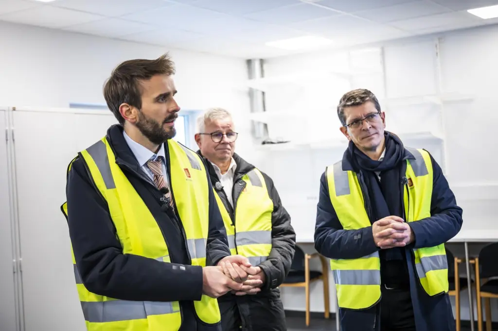 The full-scale HySeas III test at Kongsberg's facility in Ågotnes, Norway on  1 December 2021