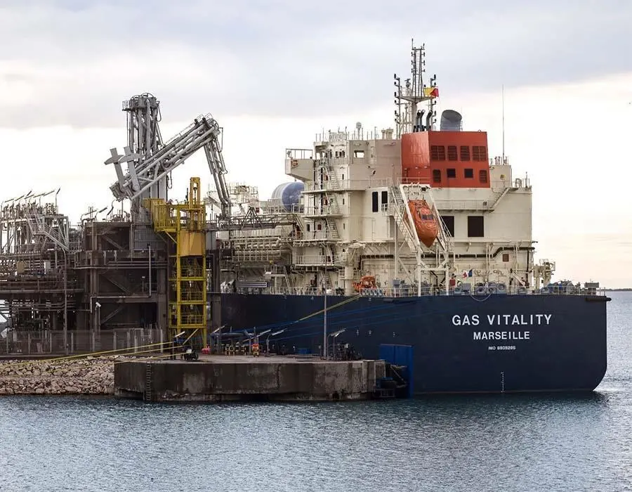 The Gas Vitality's first LNG loading at Fos Cavaou also marked the entry into operation of the new terminal
