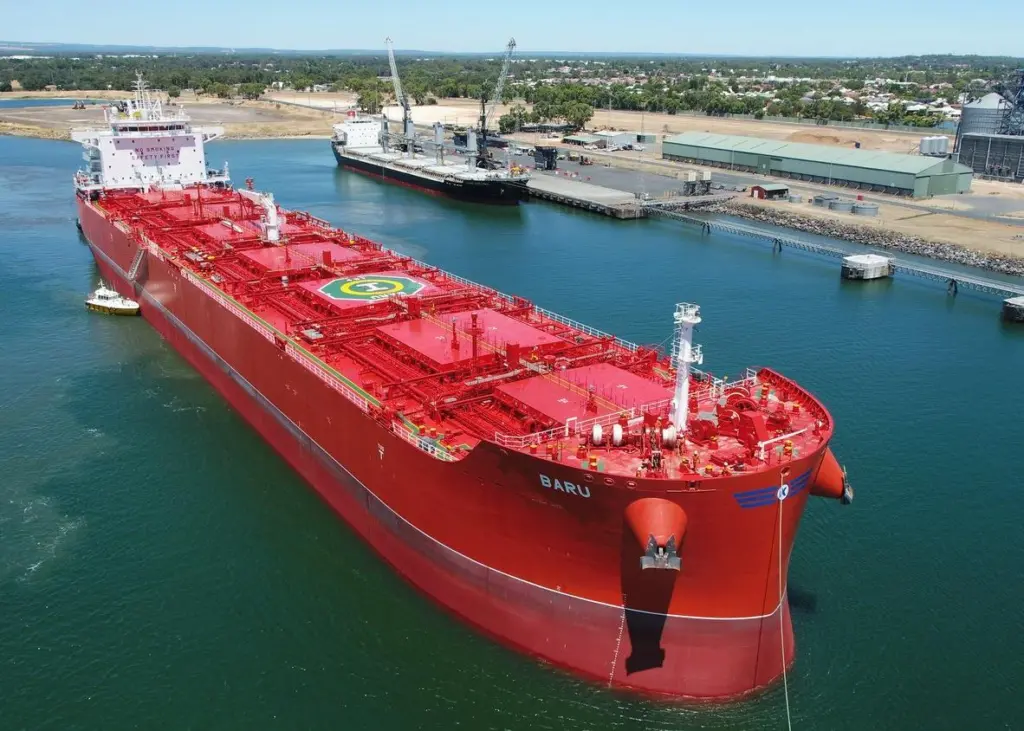 The MV Baru, KCC's newest combination carrier