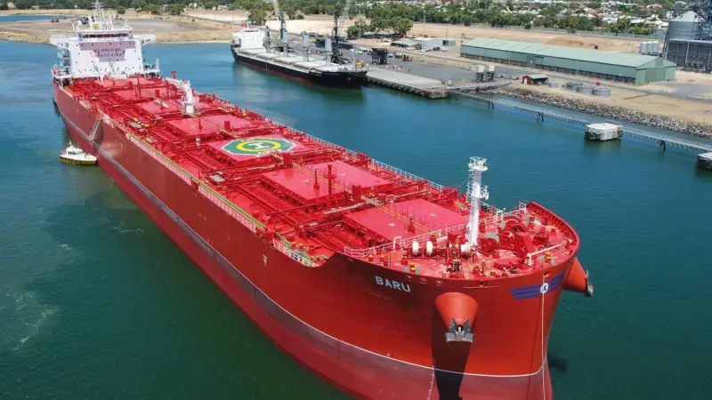 The MV Baru, KCC's newest combination carrier