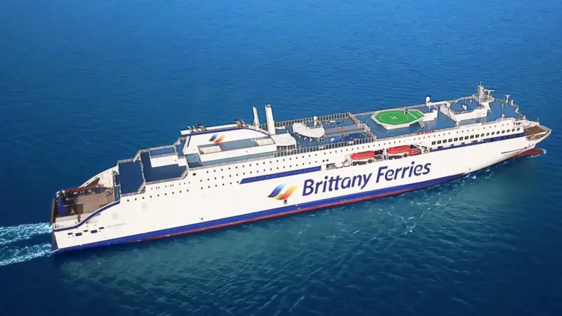 The 1,015-passenger Salamanca will be operated by Brittany Ferries on a route between Portsmouth in the English Channel and Bilbao and Santander on Spain's Cantabrian coast.