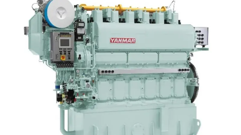 Yanmar's 6EY22ALDF dual fuel engine