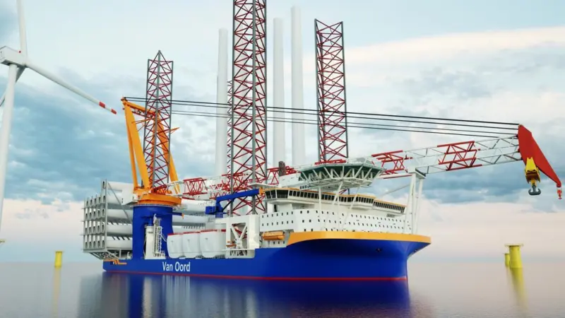 Van Oord's new Offshore Wind Installation Vessel will feature the first reference for Wärtsilä 32 engines capable of operating with methanol.