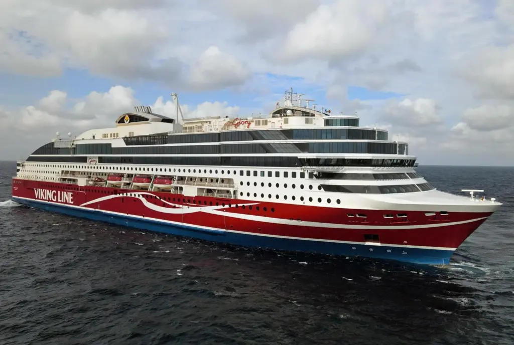 The Viking Glory is expected to produce less than three quarters of the emissions of its predecessor, despite offering 66% more cargo capacity than the Amorella.