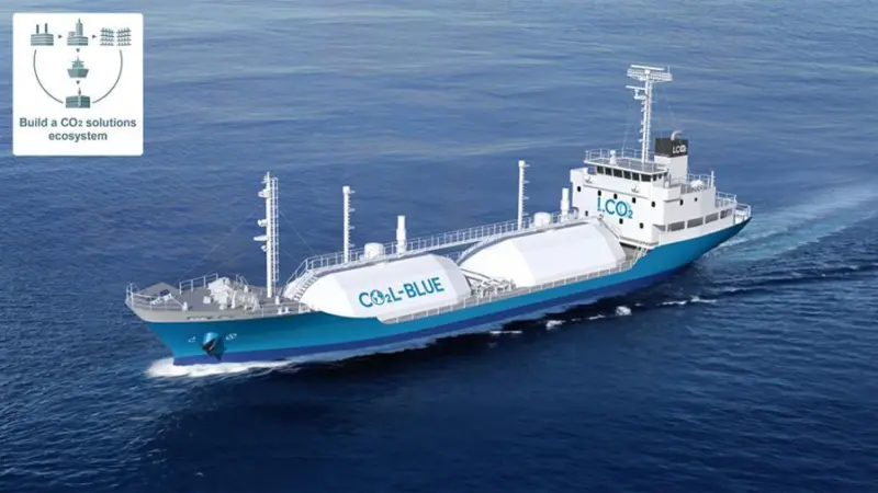 The 1,450m3 capacity liquefied carbon dioxide (LCO2) carrier will be delivered by early 2024.