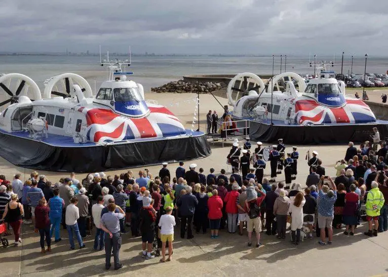 Hovercraft ordered by Japan will be derivations of the design type used for Hovertravel’s Island Flyer and Solent Flyer (pictured in 2016).