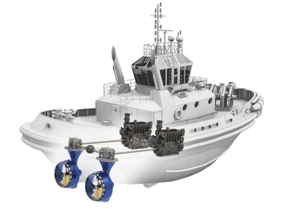 The new tug will feature Schottel's SYDRIVE-M solution.