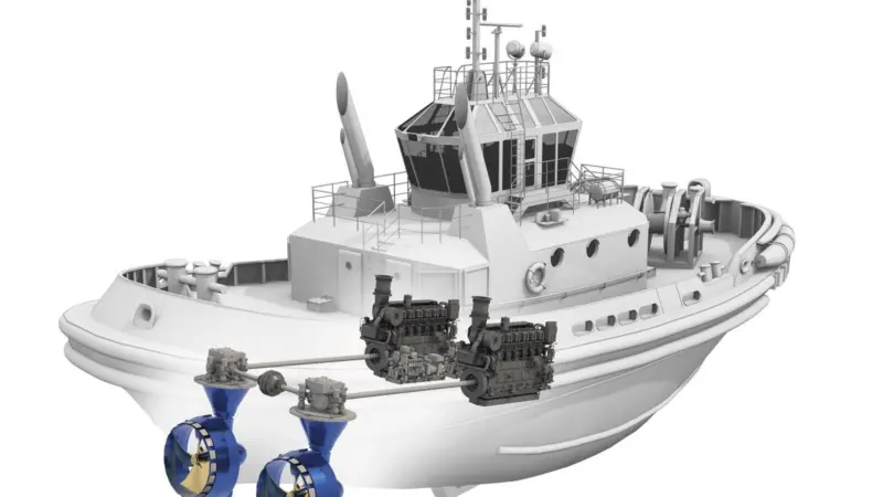The new tug will feature Schottel's SYDRIVE-M solution.