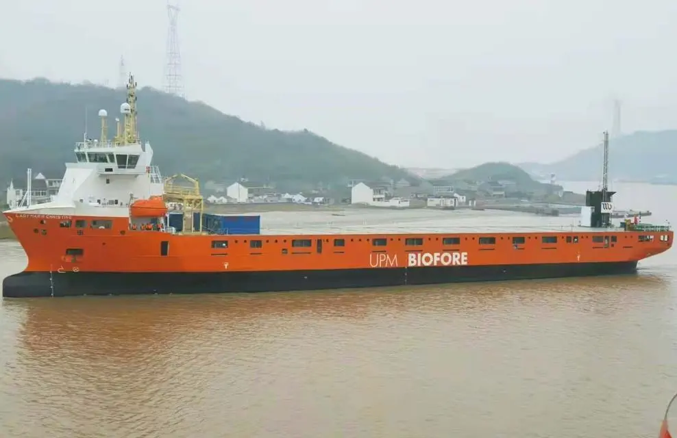 Dutch maiden for the Baltic paper and pulp trade, Lady Marie Christine.