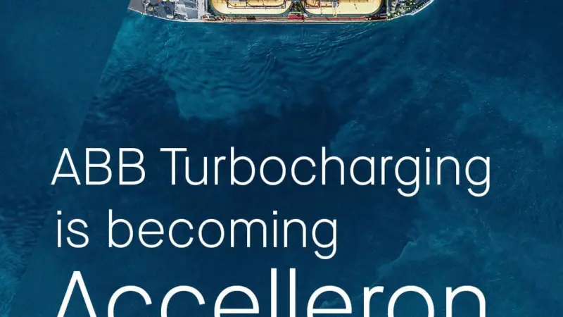 ABB Turbocharging's new brand name, Accelleron, is a compound word consisting of: Access – Accelerate – Excel – On and on.