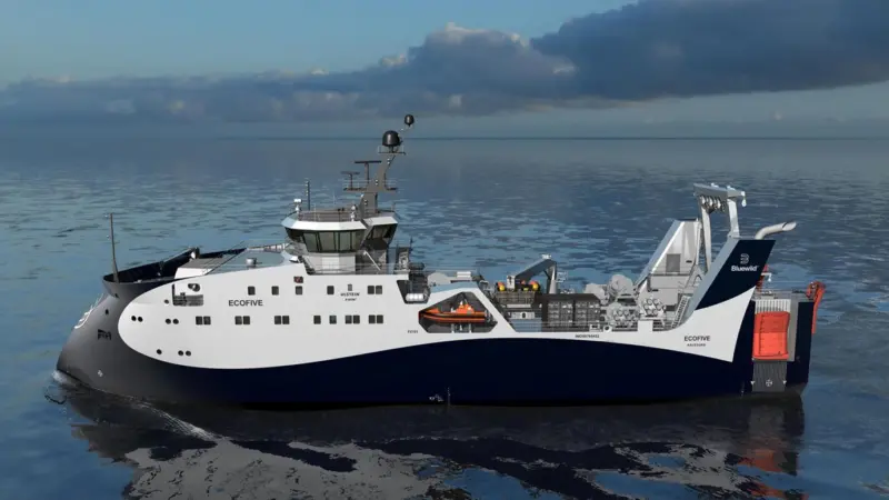 Alesund-based fishing company Bluewild has contracted a factory trawler from Westcon Yards.