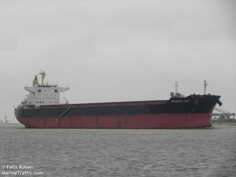 Safe Bulkers achieved a 13.54% CO2 equivalent reduction during a trial of biofuels on the Troodos Oak.
