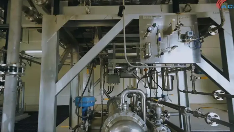 ACME produces green hydrogen from solar power at its facility in Rajasthan, in northwest India.
