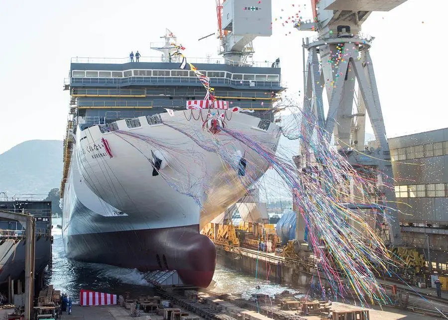 The Sunflower Kurenai is the first LNG-fuelled ferry to be built in Japan.