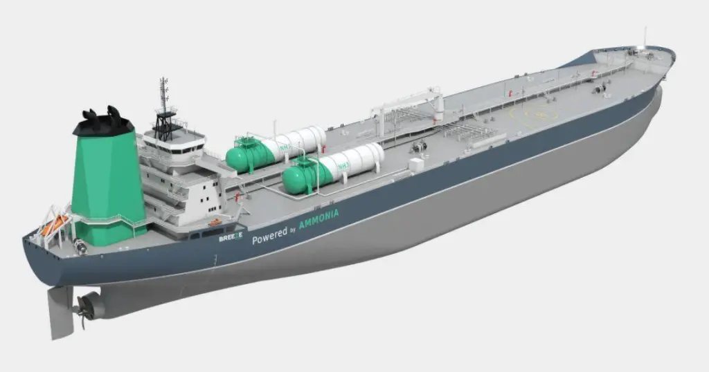 A Norwegian-led consortium including Equinor, DNV, Yara, Grieg and Altera Infrastructure is conducting a pilot study into an ammonia-fuelled Aframax vessel.
