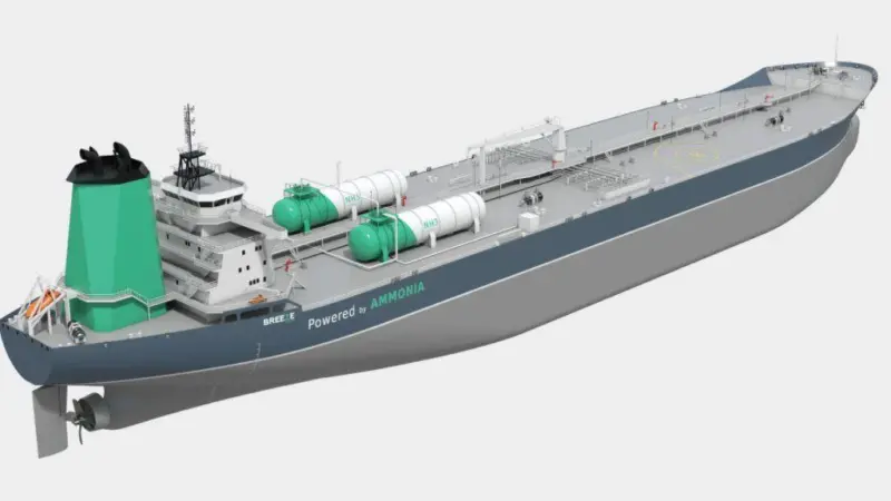 A Norwegian-led consortium including Equinor, DNV, Yara, Grieg and Altera Infrastructure is conducting a pilot study into an ammonia-fuelled Aframax vessel.