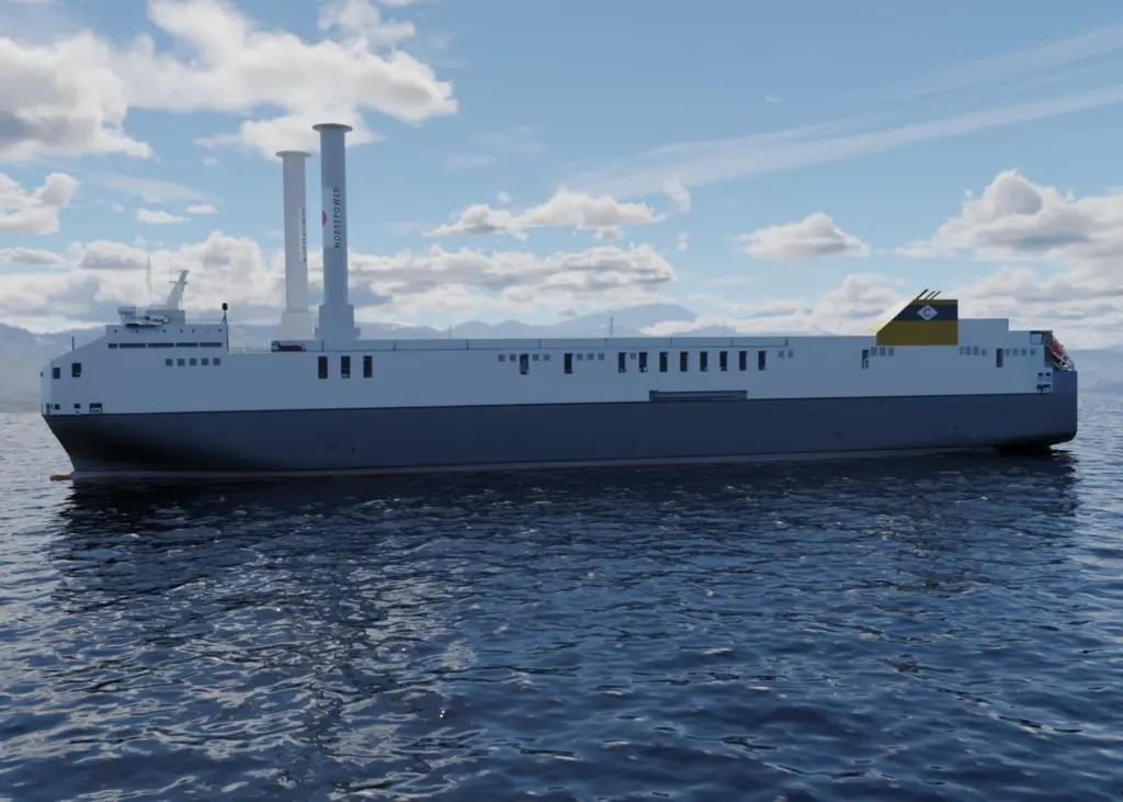 The MV Delphine is the largest short sea Ro-Ro vessel operating in the world today.