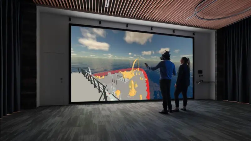 Seaspan Shipyards has launched an immersive virtual reality system, HoloShip, to demonstrate new digital twin capabilities
