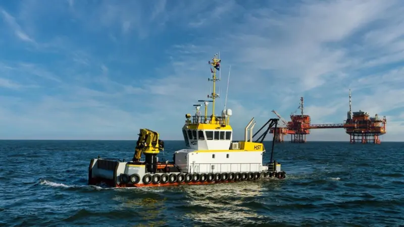 The HST Hazel, the first of a new class of Damen Multi Cat, the 2309, features Volvo Penta engines.