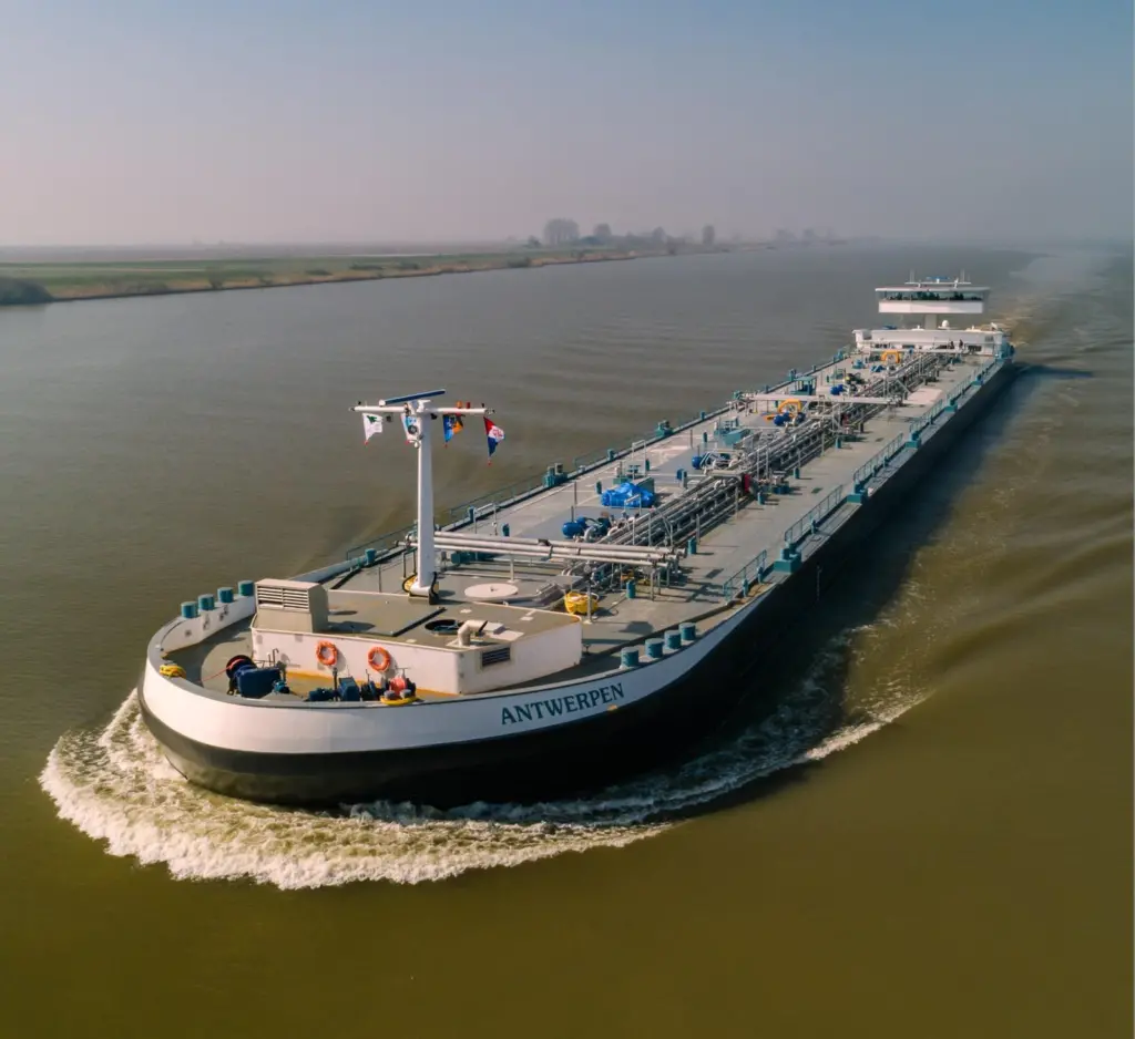 Victrol plans to transport CO2 by barge to ports near sea such as Rotterdam or Antwerp, where Dan-Unity CO2’s specialised LCO2 carriers can transport it on for utilisation or for storage