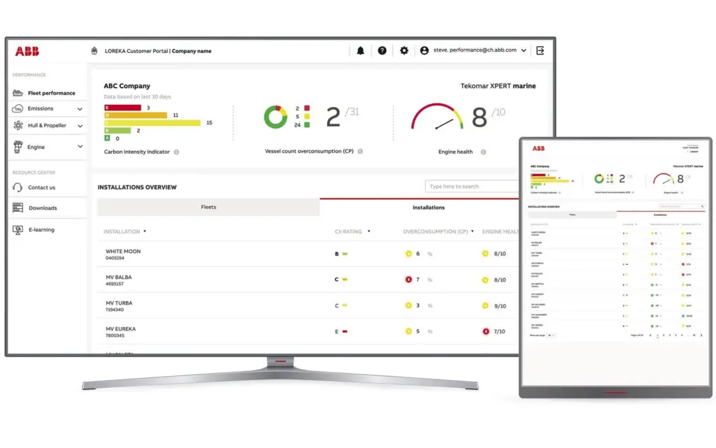 Tekomar XPERT marine’s customer portal offers all-in-one vessel efficiency and emissions monitoring