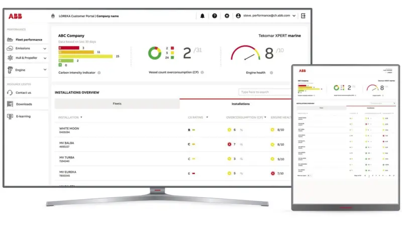 Tekomar XPERT marine’s customer portal offers all-in-one vessel efficiency and emissions monitoring