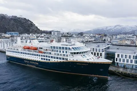 The Havila Capella features a large energy storage system.
