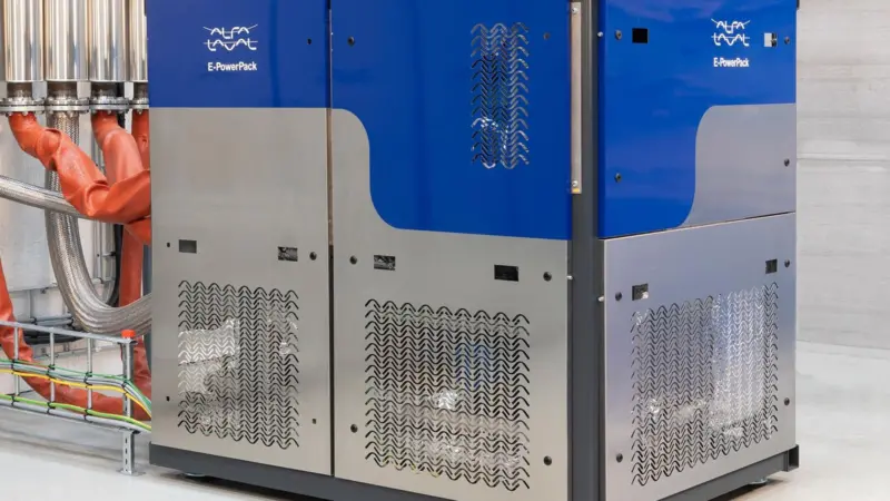Alfa Laval's E‑PowerPack waste heat recovery unit can generate electricity from many different heat sources on board.