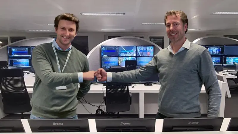 SEAFAR CEO and founder Louis-Robert Cool (on left) with Tom Milder, COO Alewijnse