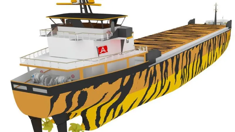 The Roboship vessel will be powered by a fully standardised, electric propulsion system from ABB