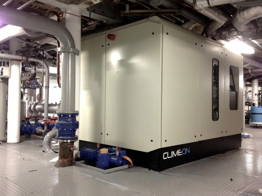 Climeon’s HP 150 power system in place onboard Arnold Maersk