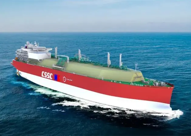 Hudong-Zhonghua Shipbuilding has announced an order for four 174,000 cubic metre LNG carriers, in connection with an order for LNG carriers ordered for Qatar Energy.
