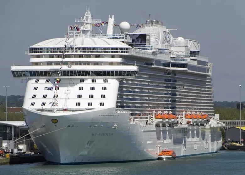 The Regal Princess followed the Royal Princess (pictured) into service with Princess Cruises in 2014.